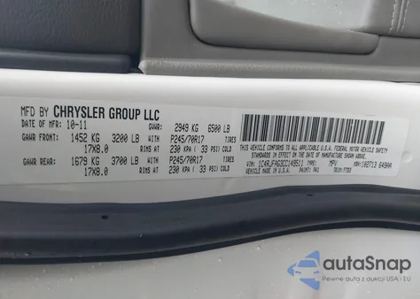 2012 Jeep Grand Cherokee Laredo из США, поврежденный, VIN 1C4RJFAG3CC149511